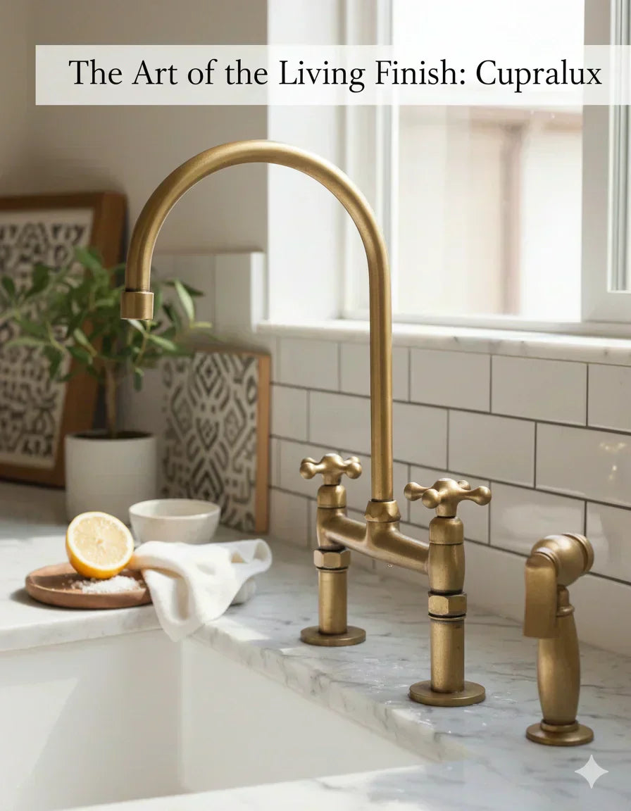 The Art of the Living Finish: How to Clean and Maintain Your Unlacquered Brass Faucets