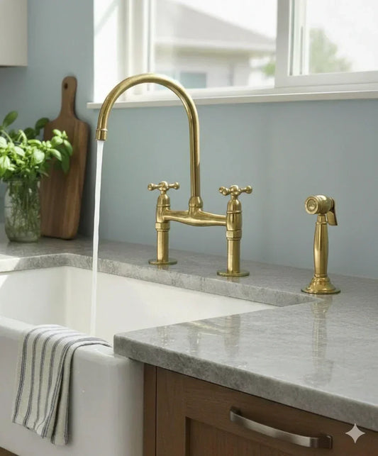 Unlacquered Brass Faucets: A Timeless Choice for Kitchens That Age Beautifully