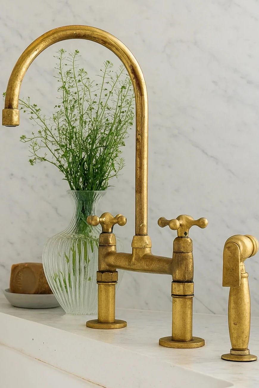 Brass Kitchen Faucet